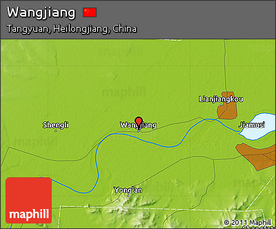 Physical Map of Wangjiang