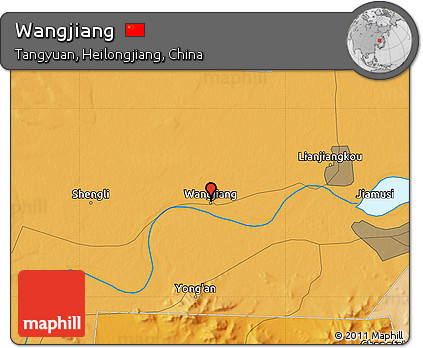 Political Map of Wangjiang