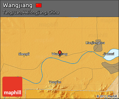 Political Map of Wangjiang