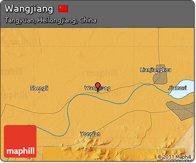 Political Map of Wangjiang