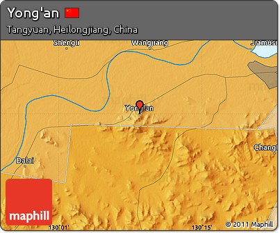 Political Map of Yong'an