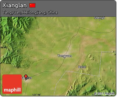 Satellite Map of Xianglan