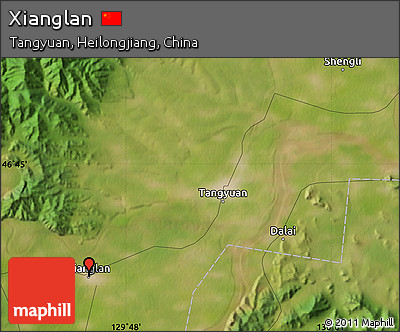 Satellite Map of Xianglan