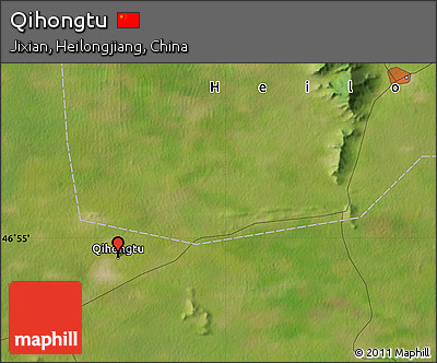 Satellite Map of Qihongtu