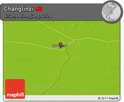 Physical 3D Map of Changlinzi