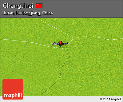 Physical 3D Map of Changlinzi