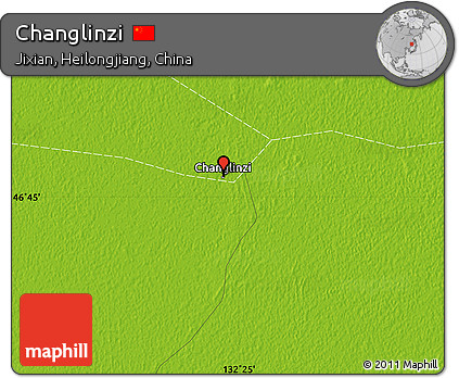 Physical Map of Changlinzi