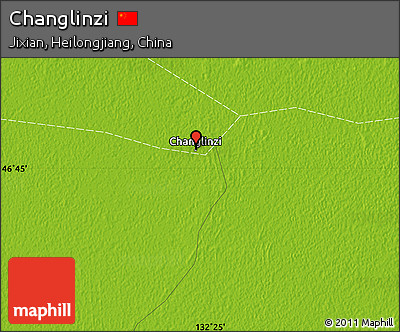 Physical Map of Changlinzi