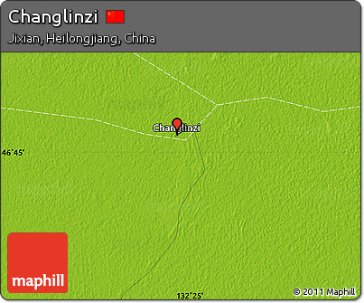 Physical Map of Changlinzi
