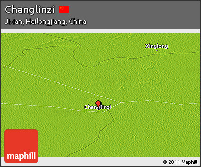 Physical Panoramic Map of Changlinzi