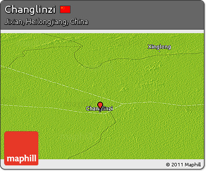 Physical Panoramic Map of Changlinzi
