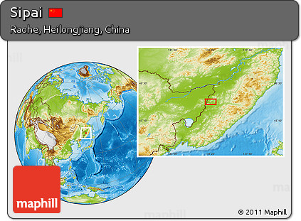 Physical Location Map of Sipai