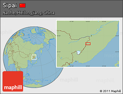 Savanna Style Location Map of Sipai