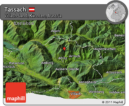 Satellite 3D Map of Tassach