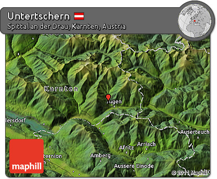 Satellite 3D Map of Untertschern