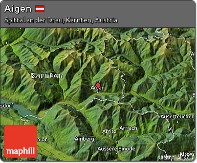 Satellite 3D Map of Aigen