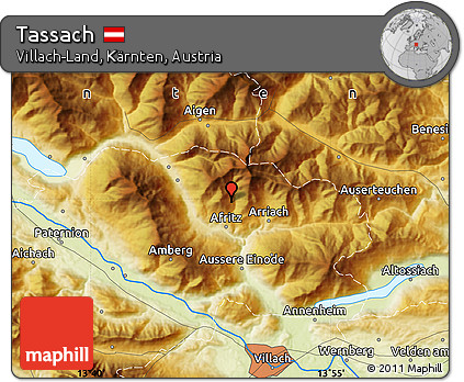 Physical Map of Tassach