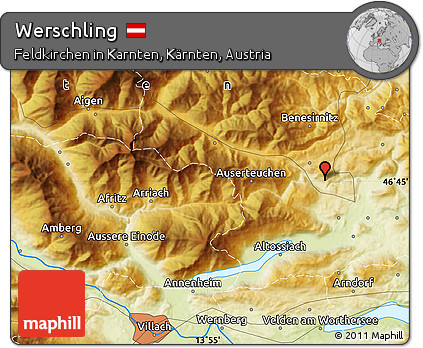 Physical Map of Werschling