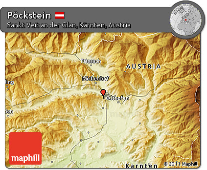 Physical 3D Map of Pöckstein