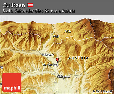Physical 3D Map of Gulitzen