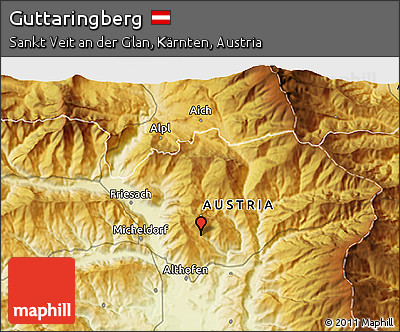 Physical 3D Map of Guttaringberg