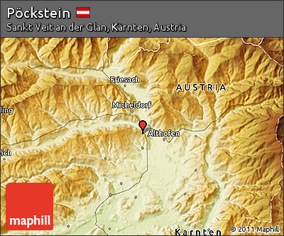 Physical 3D Map of Pöckstein