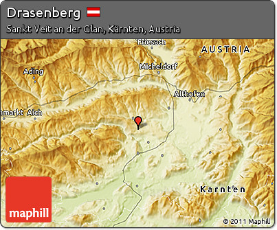 Physical 3D Map of Drasenberg