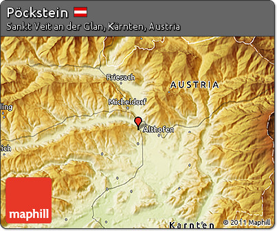 Physical 3D Map of Pöckstein