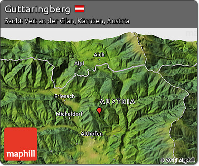 Satellite 3D Map of Guttaringberg