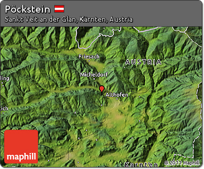 Satellite 3D Map of Pöckstein