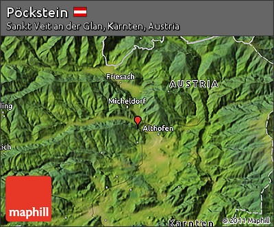 Satellite 3D Map of Pöckstein