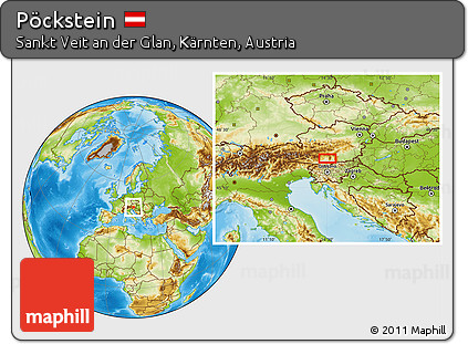 Physical Location Map of Pöckstein