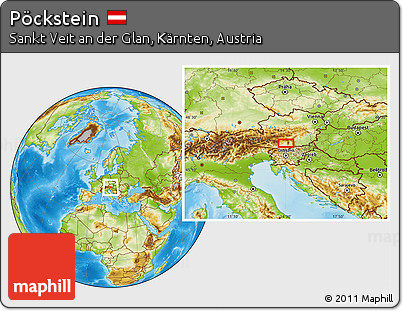 Physical Location Map of Pöckstein