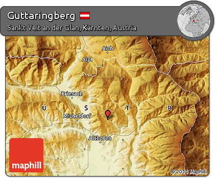 Physical Map of Guttaringberg
