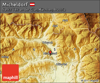 Physical Map of Micheldorf