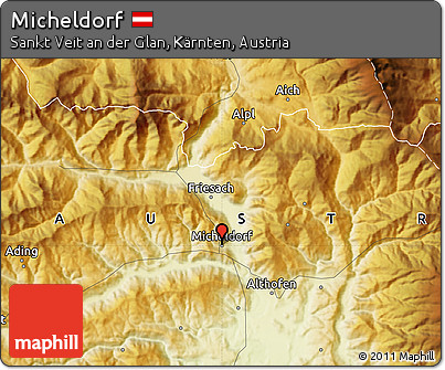 Physical Map of Micheldorf