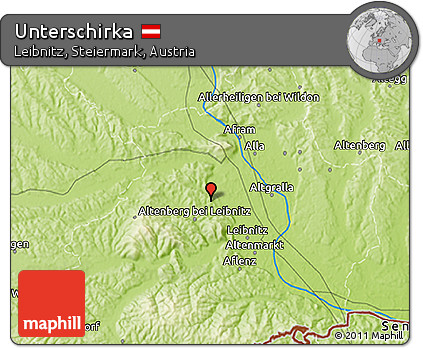 Physical 3D Map of Unterschirka