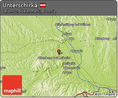 Physical 3D Map of Unterschirka