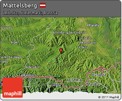 Satellite 3D Map of Mattelsberg