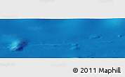 Shaded Relief Panoramic Map of the area around 46° 51' 18" N, 168° 13' 29" W