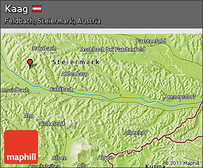 Physical 3D Map of Kaag