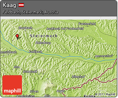 Physical 3D Map of Kaag