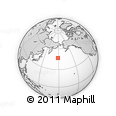 Outline Map of the Area around 46° 51' 18" N, 178° 34' 29" E, rectangular outline