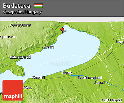 Physical 3D Map of Budatava