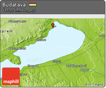 Physical 3D Map of Budatava
