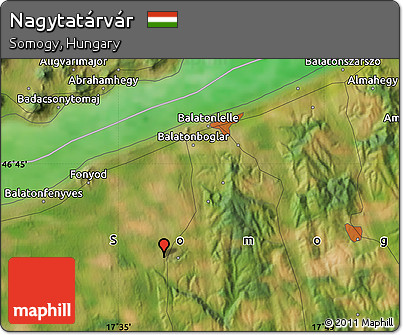 Satellite Map of Nagytatárvár