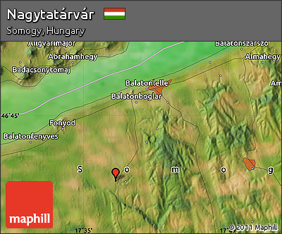 Satellite Map of Nagytatárvár