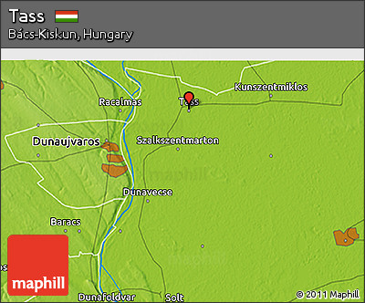 Physical 3D Map of Tass