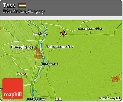 Physical 3D Map of Tass