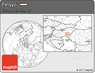 Blank Location Map of Felgyő